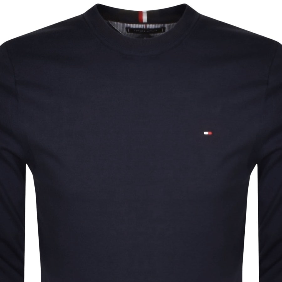 Tommy hilfiger navy crew neck jumper cheap